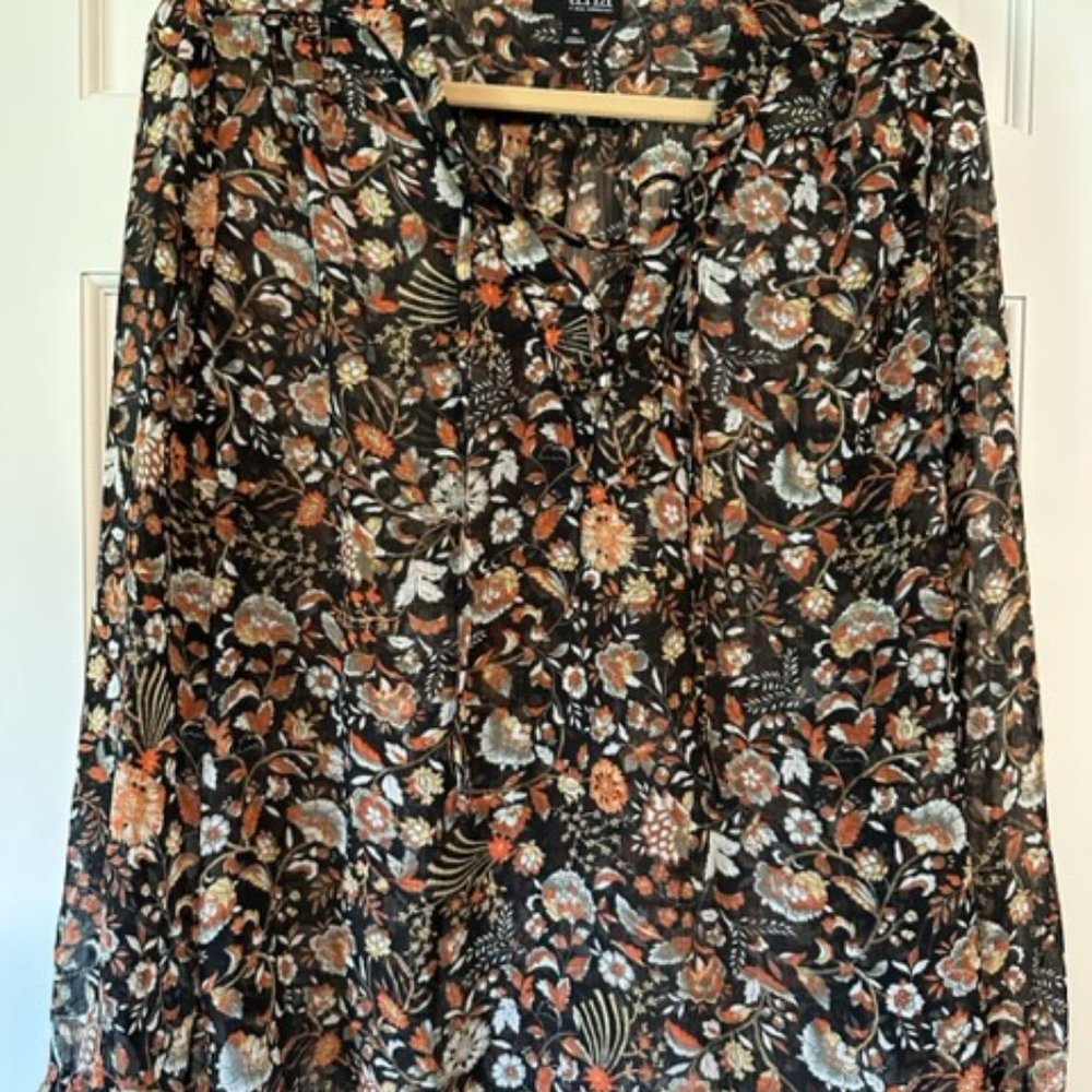 ANA Size XL Sheer Long Sleeve top Never Worn